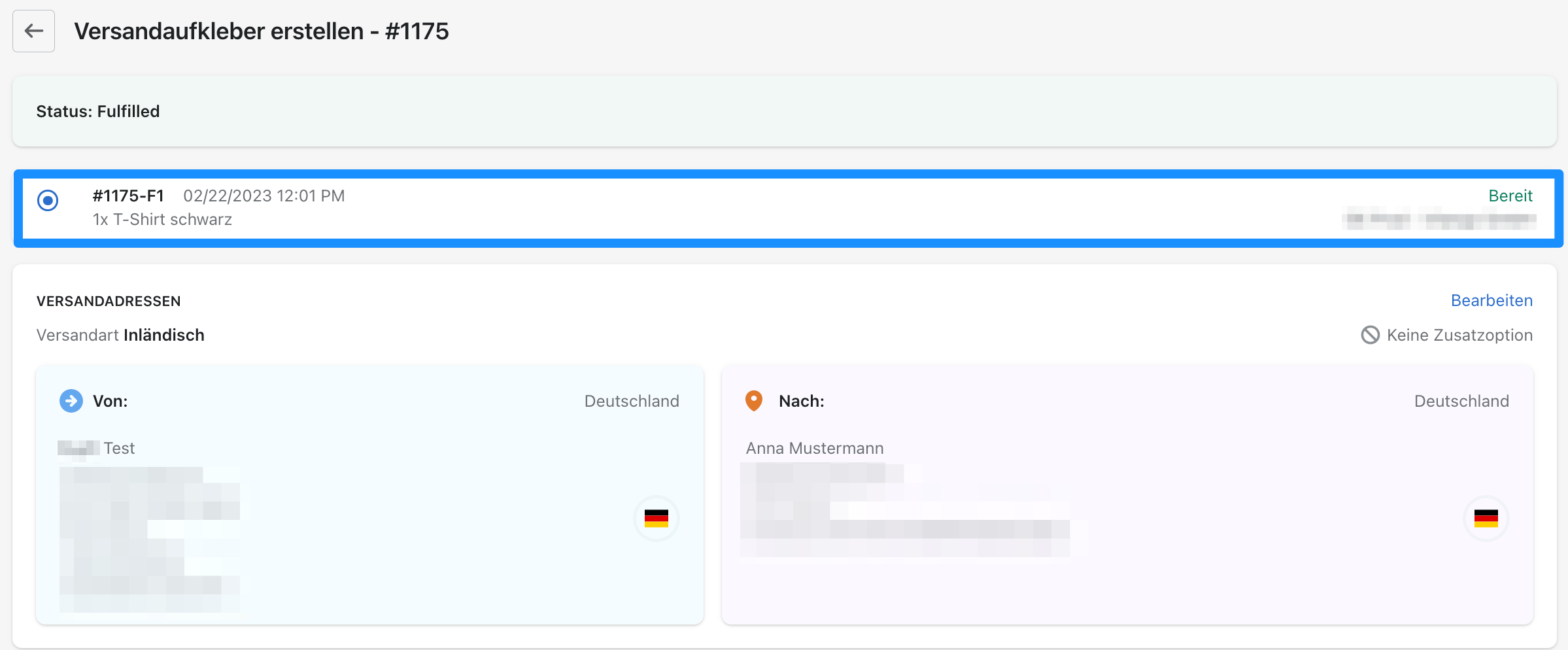 Einzel label 4
