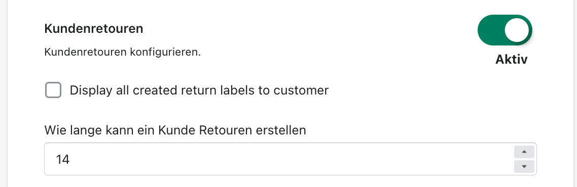 Customer returns 4